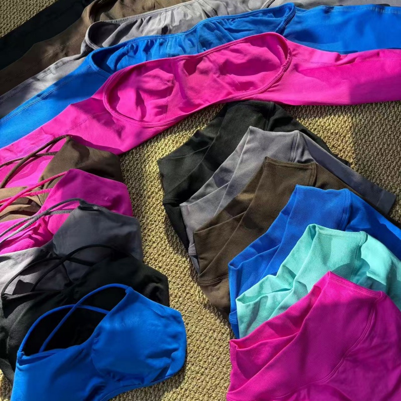 Yoga Fitness Outfit - Conjunto de Roupas de Ginástica Femininas