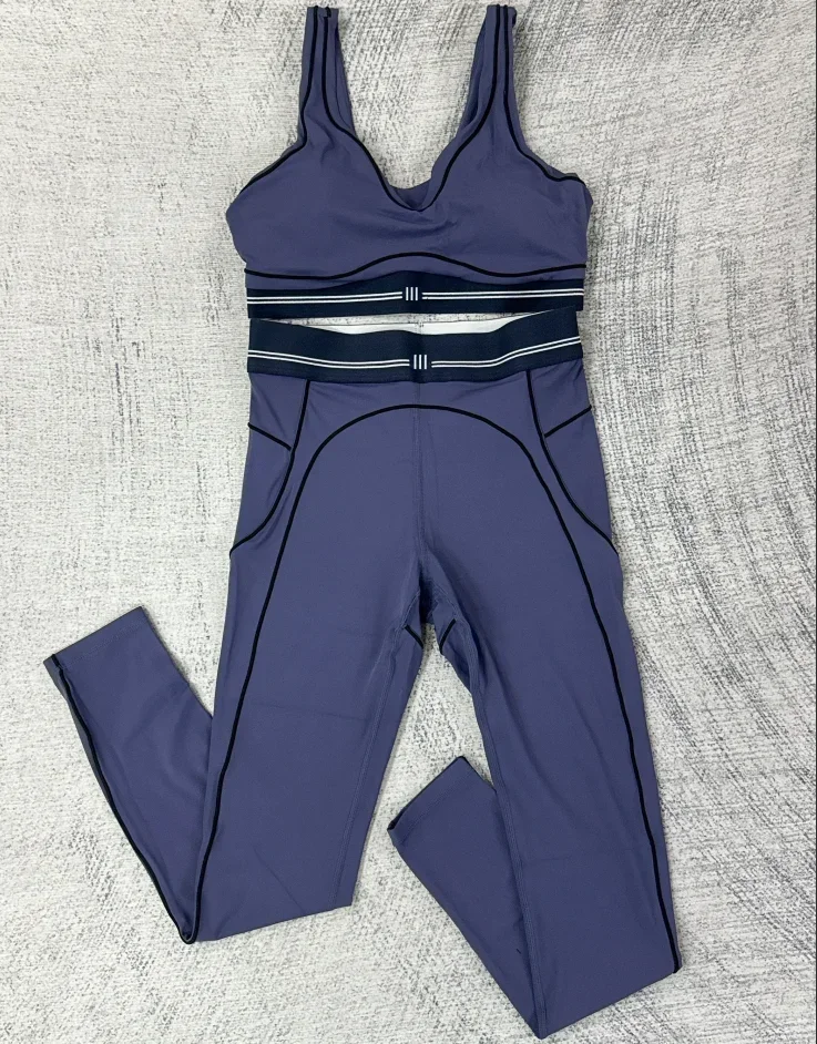 Conjunto de Top e Calças em Du - Yoga Fitness Outfit avaliação e preço
