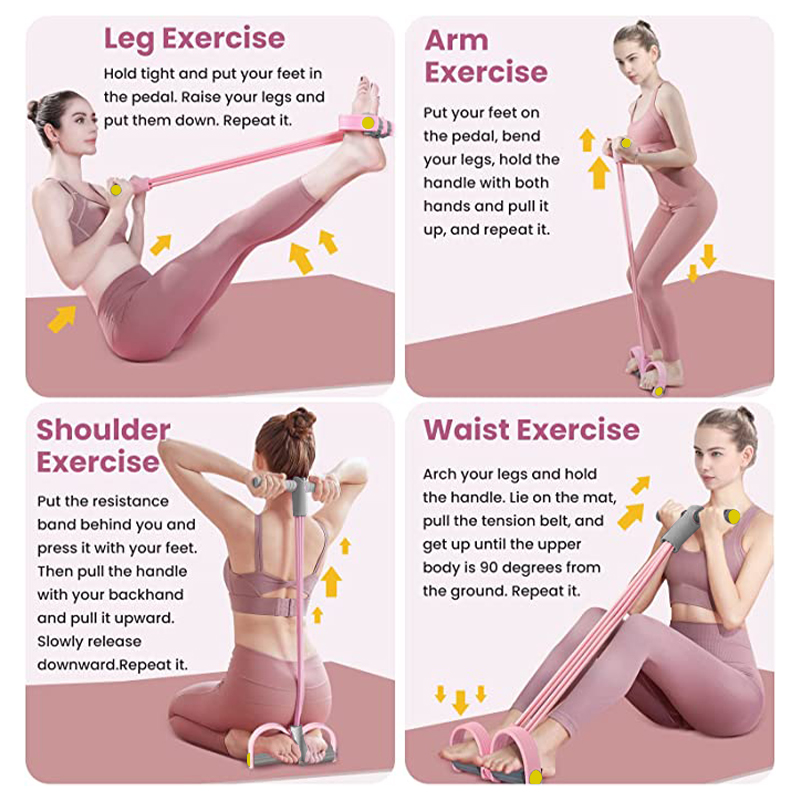 Faixas de Resistência com 4 Tu - Yoga Fitness Youtube avaliação e preço